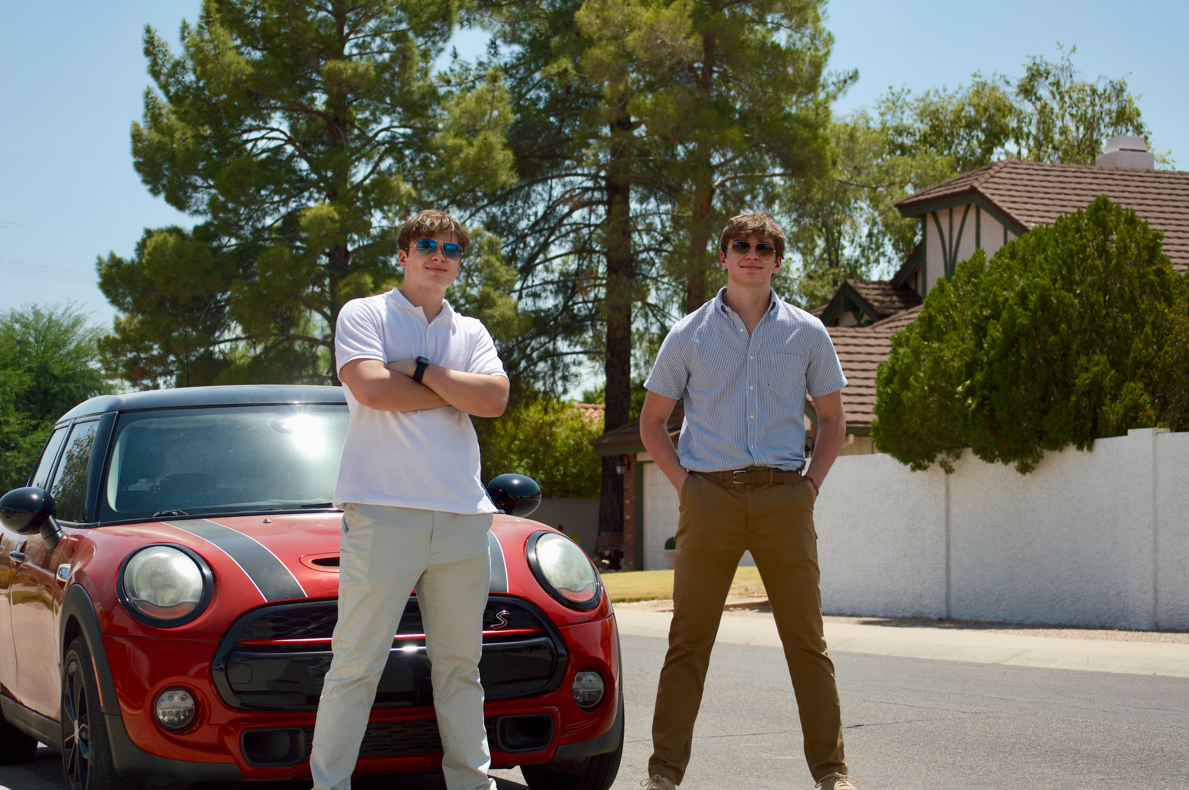Casimir and Casper, founders of Perfecto Detailing, in Scottsdale AZ